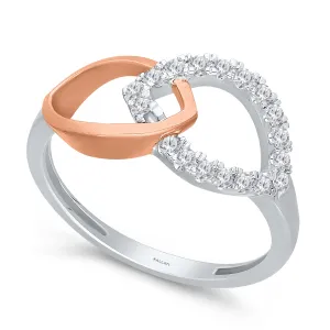Kallati Eternal Diamond Ring in 14K Two-Tone Gold