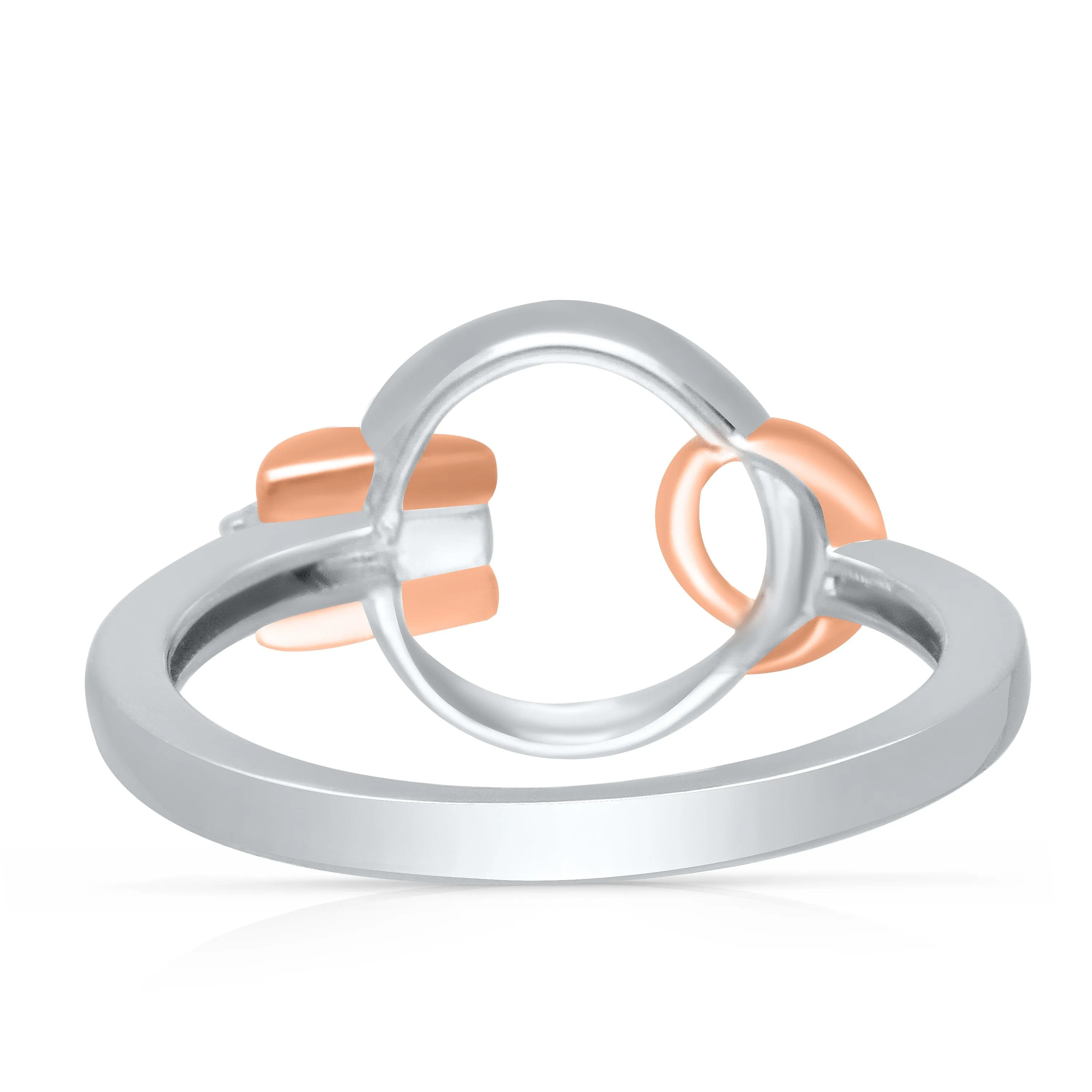 Kallati Eternal Diamond Ring in 14K Two-Tone Gold