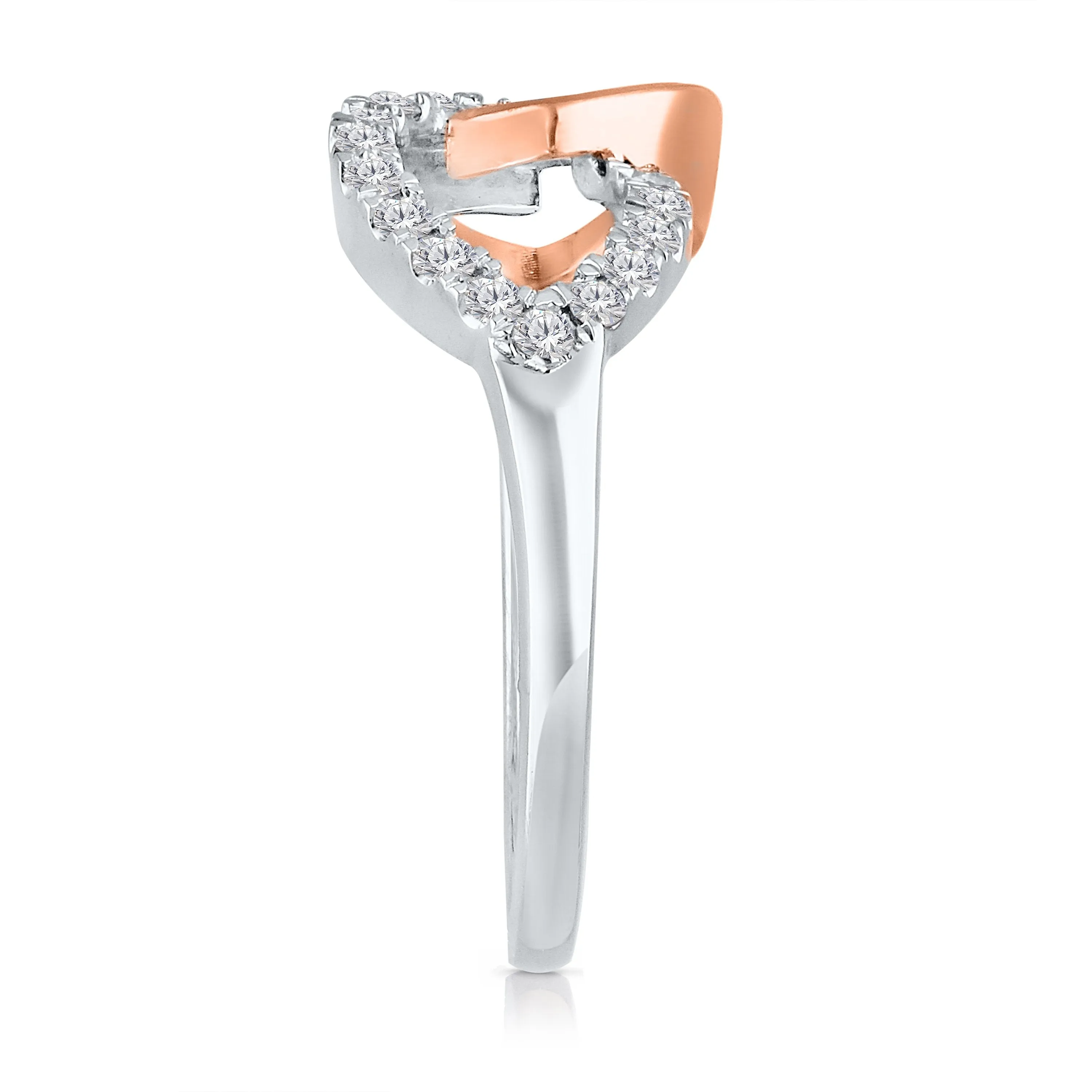 Kallati Eternal Diamond Ring in 14K Two-Tone Gold