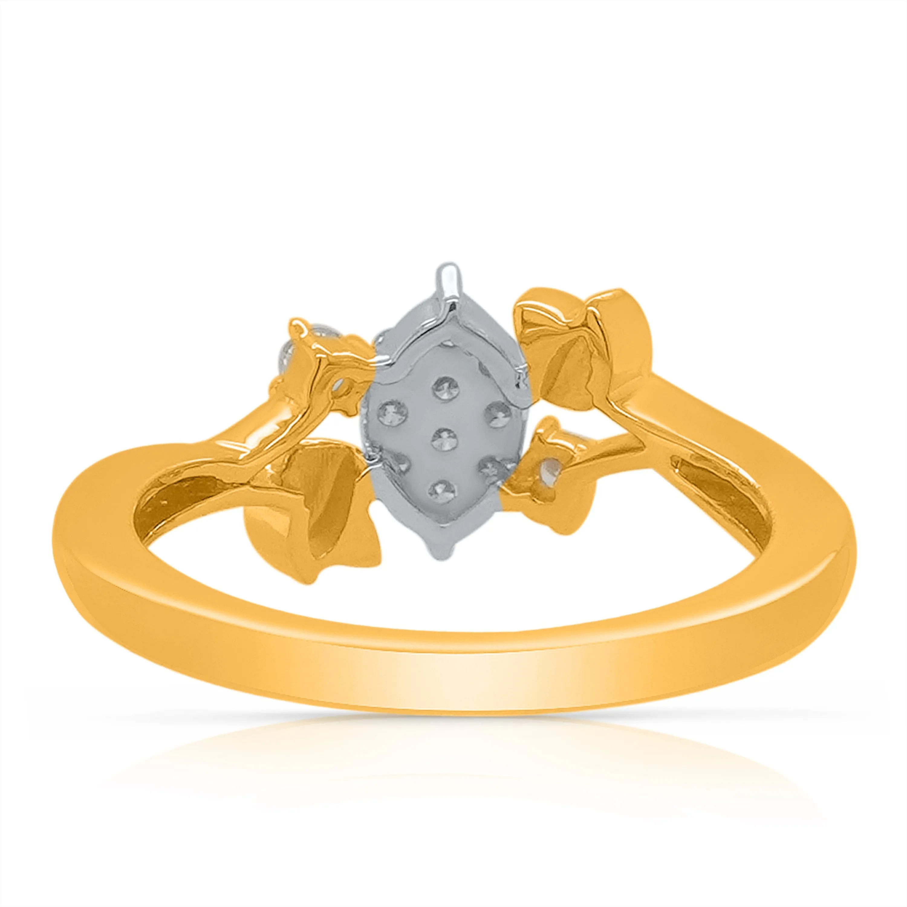 Kallati Eternal Diamond Ring in 14K Two-Tone Gold