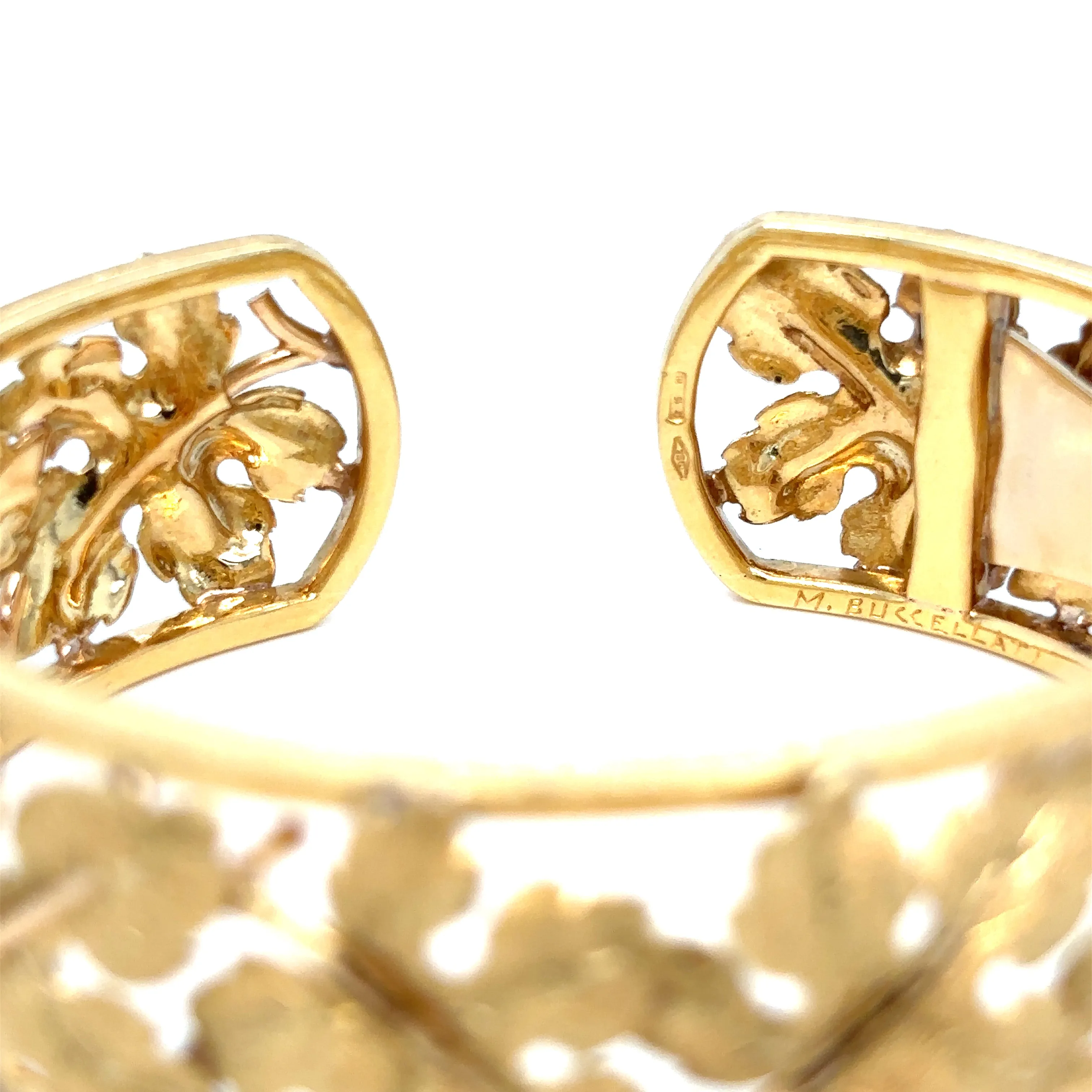 Mario Buccellati 18K Yellow Gold Cuff Bracelet