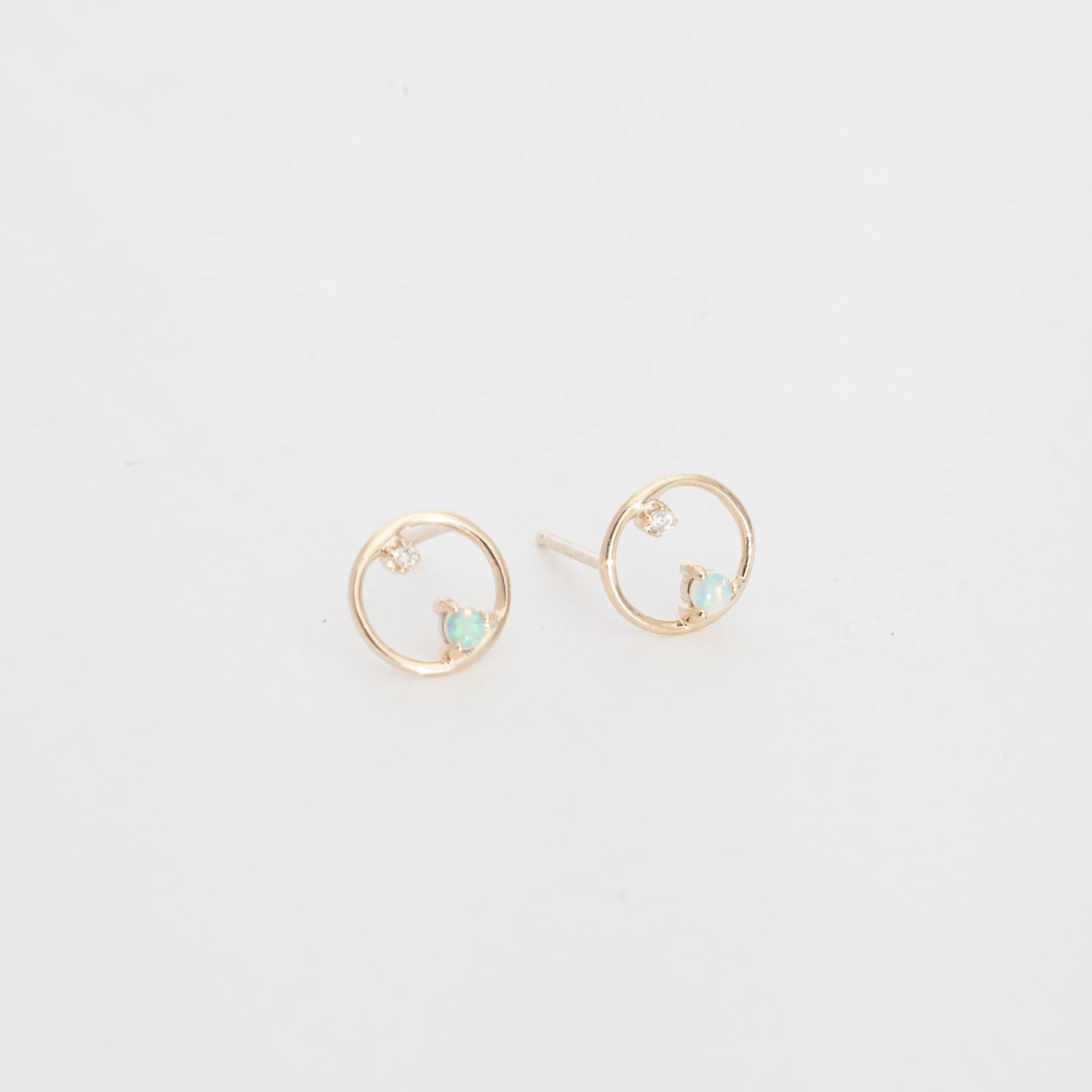 Mini Circle Earrings