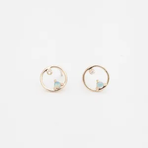 Mini Circle Earrings