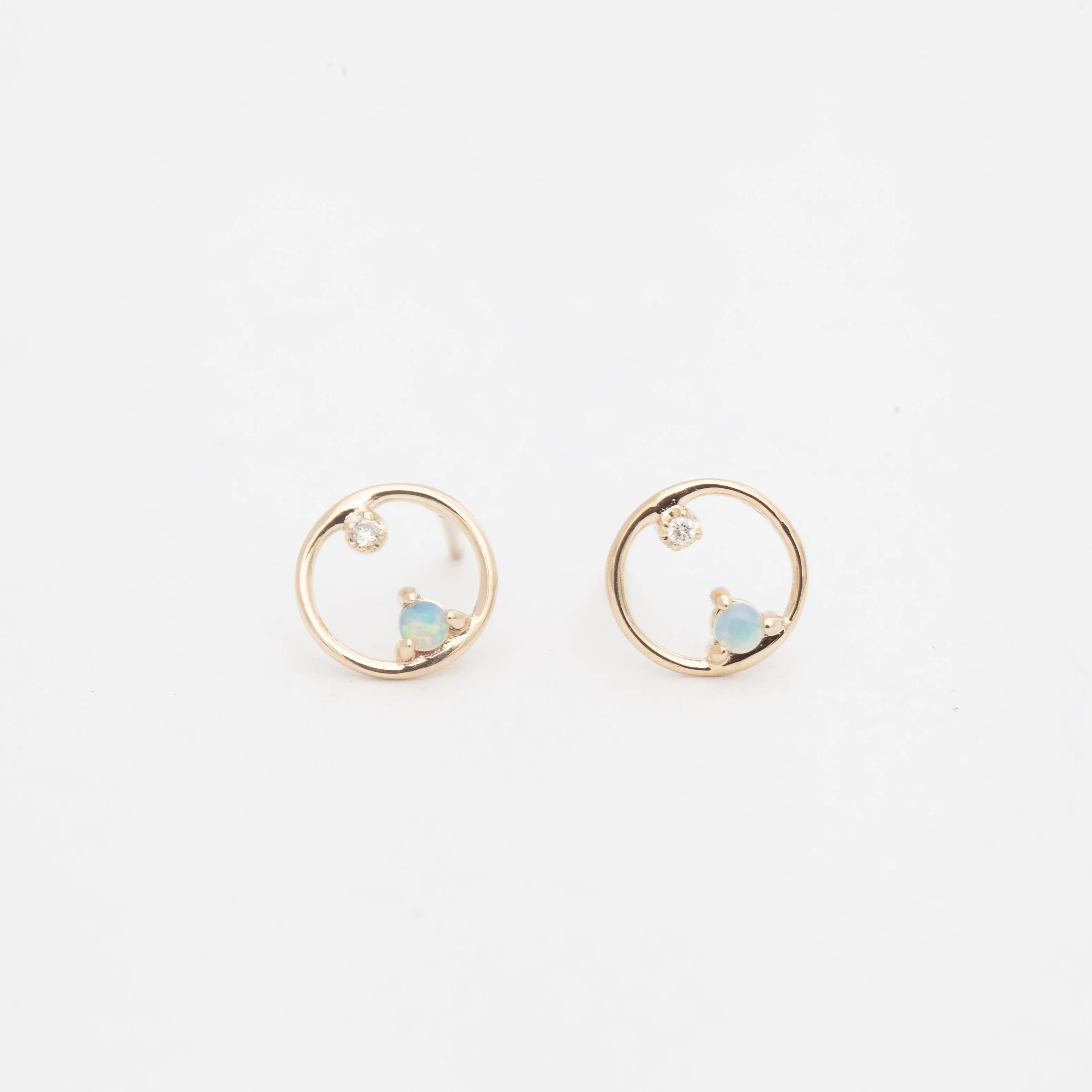 Mini Circle Earrings