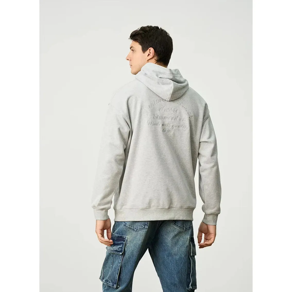 Oversize 400gsm Carbon Peached Fabric Hoodie