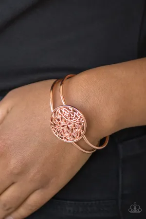 Paparazzi Accessories  - Mandala Majesty #B135 Drawer 6/3 - Copper Bracelet