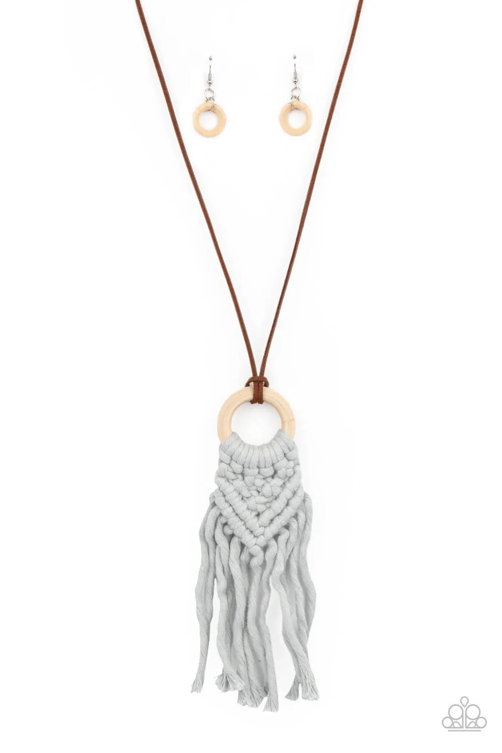 Paparazzi Crafty Couture - Silver Necklace