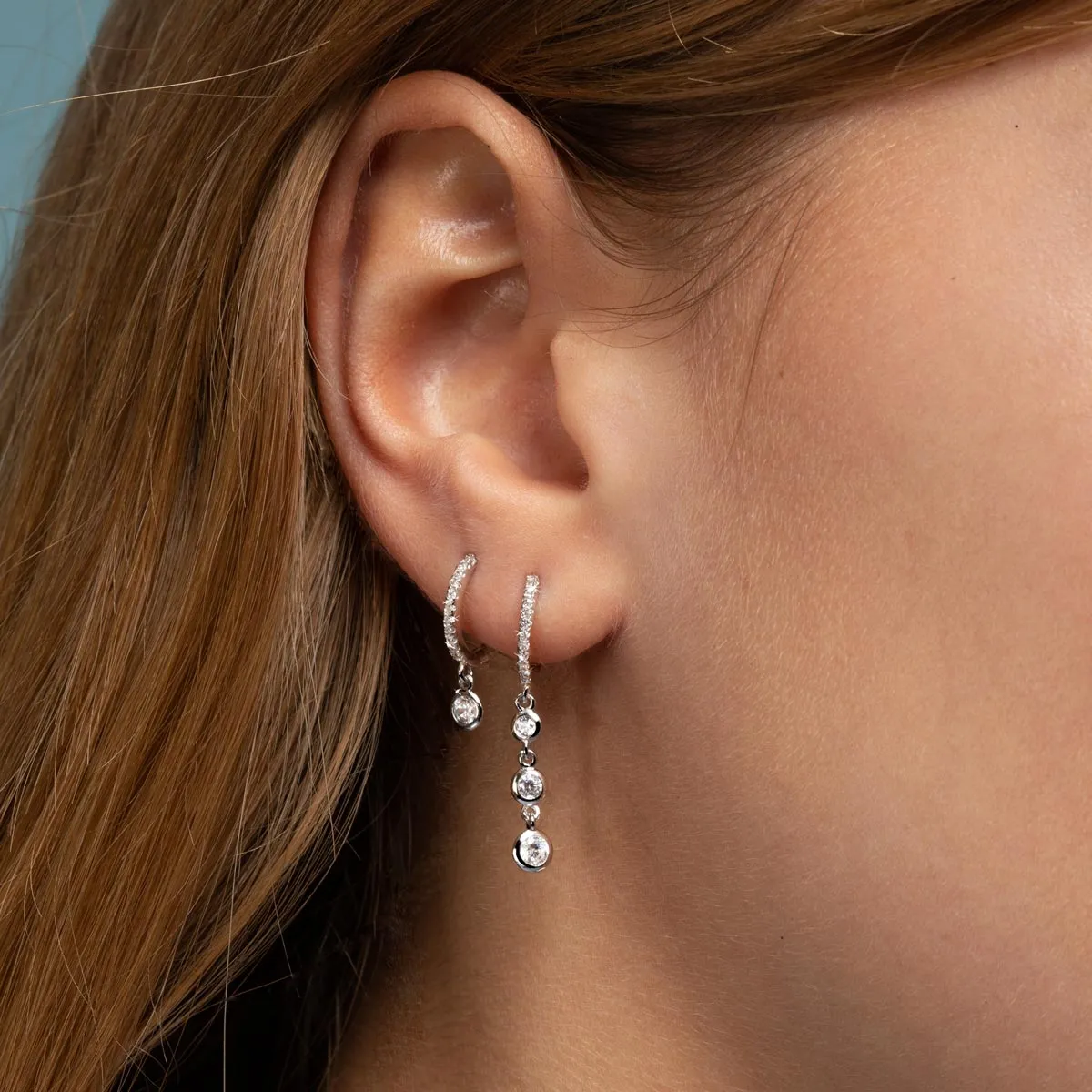 Polaris Silver Earrings
