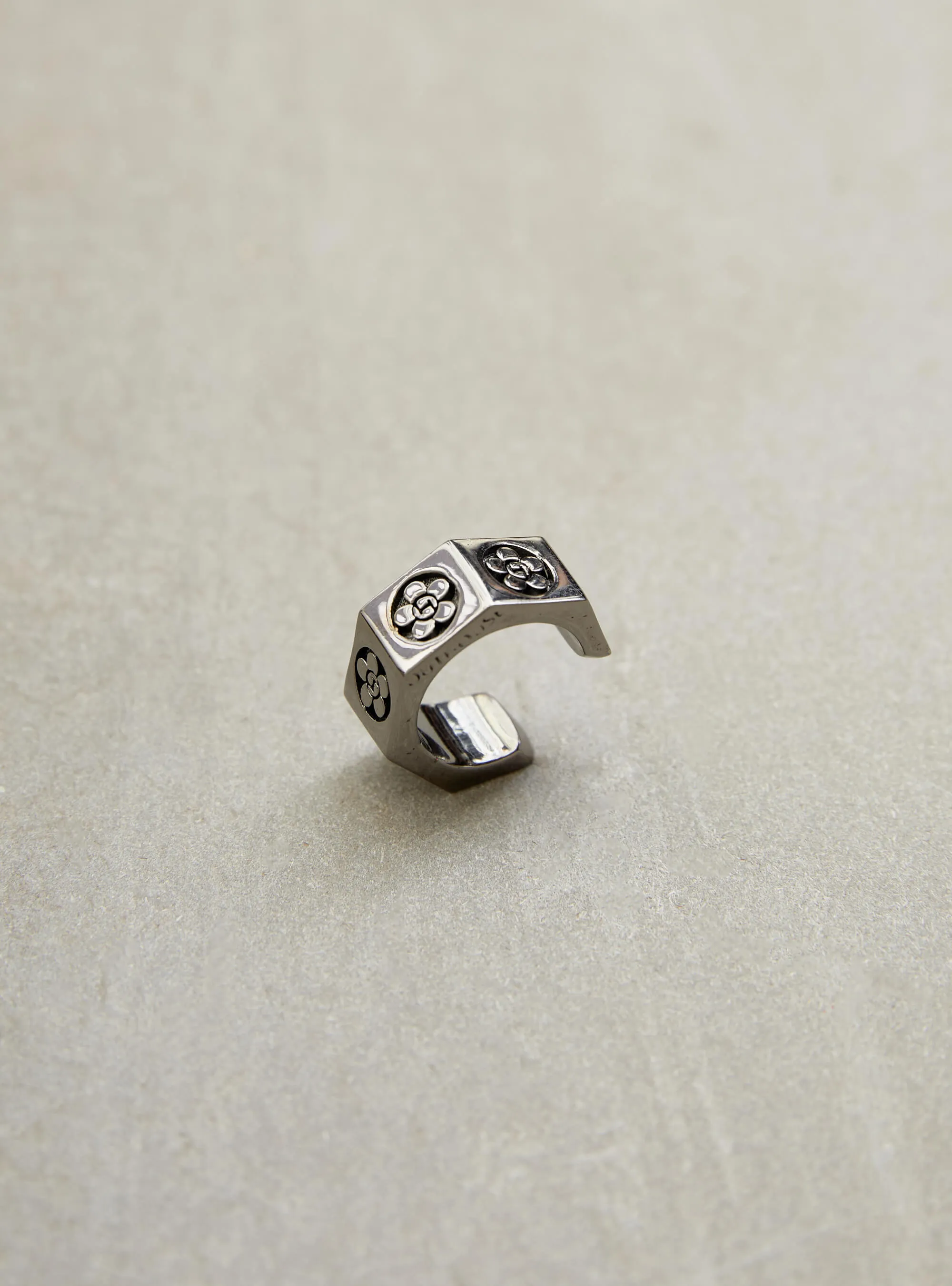 Poppi Bolt Ring - Gunmetal