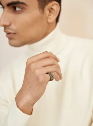 Poppi Bolt Ring - Gunmetal