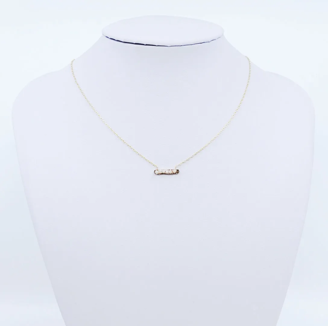 Radiance Floating Necklace and Earrings Set (Champagne)
