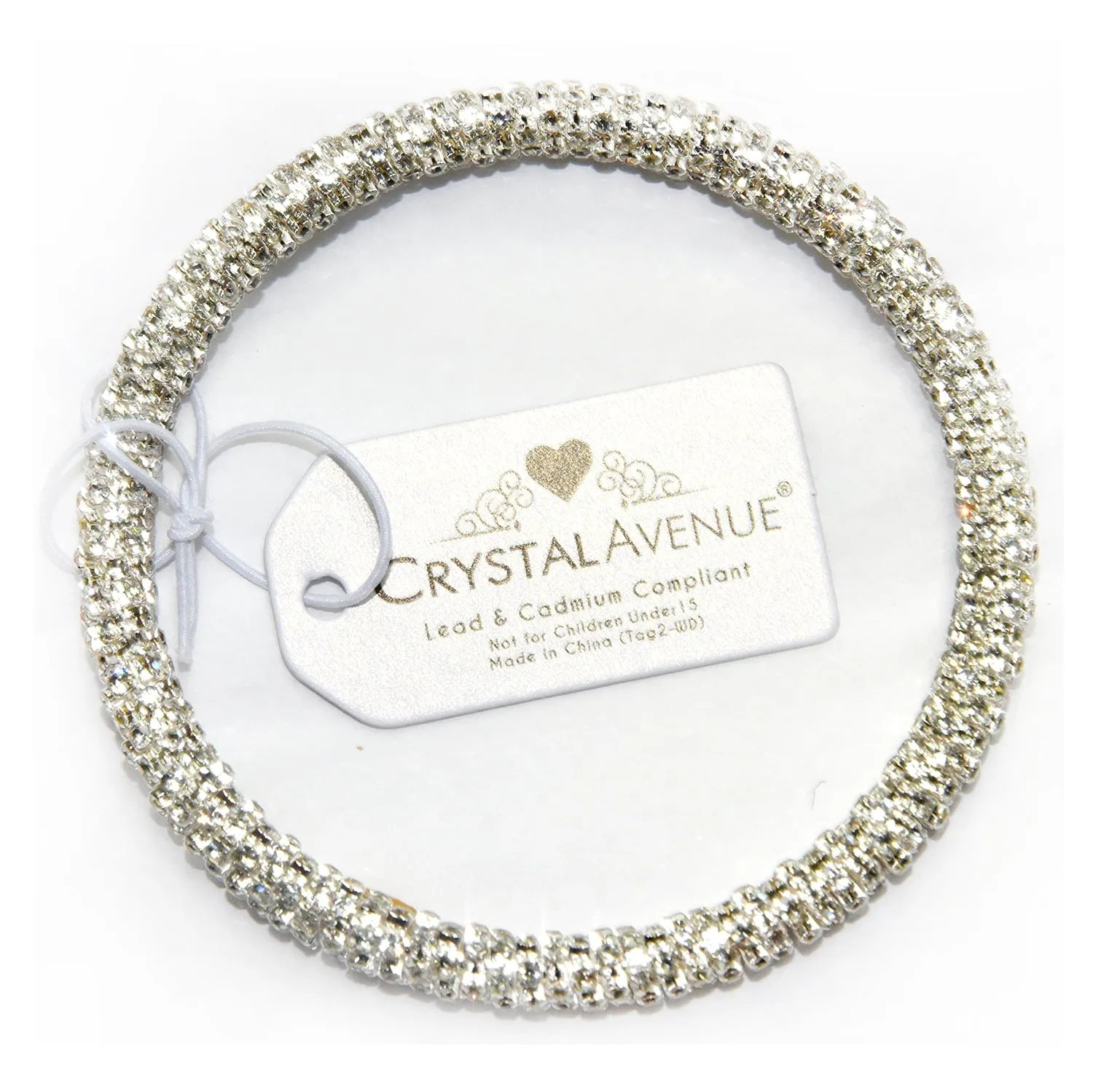 Rhinestone Decor Bangle Bracelet