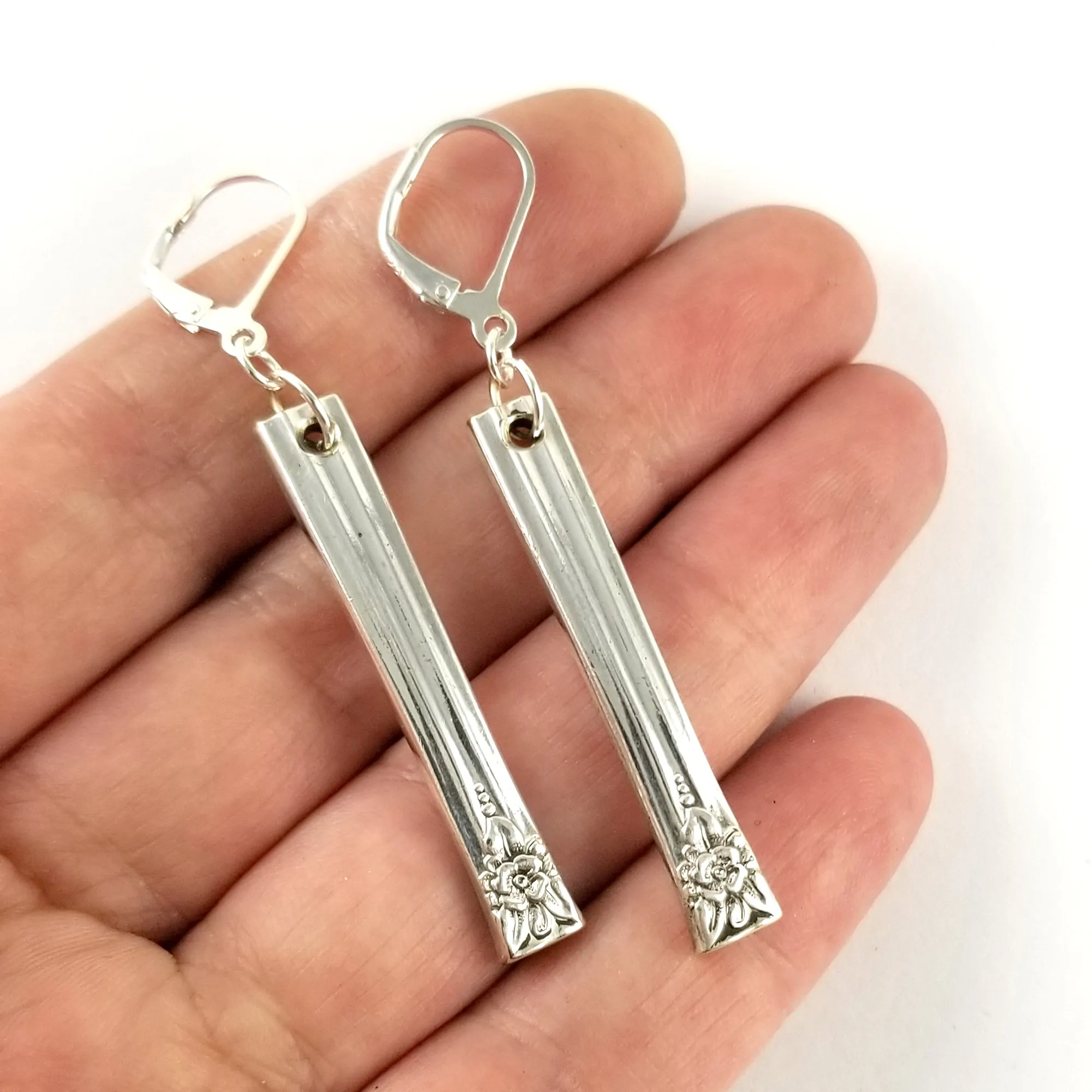 Rogers Jubilee Spoon Earrings