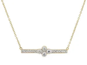 Romantic Provence Diamond Bar Necklace