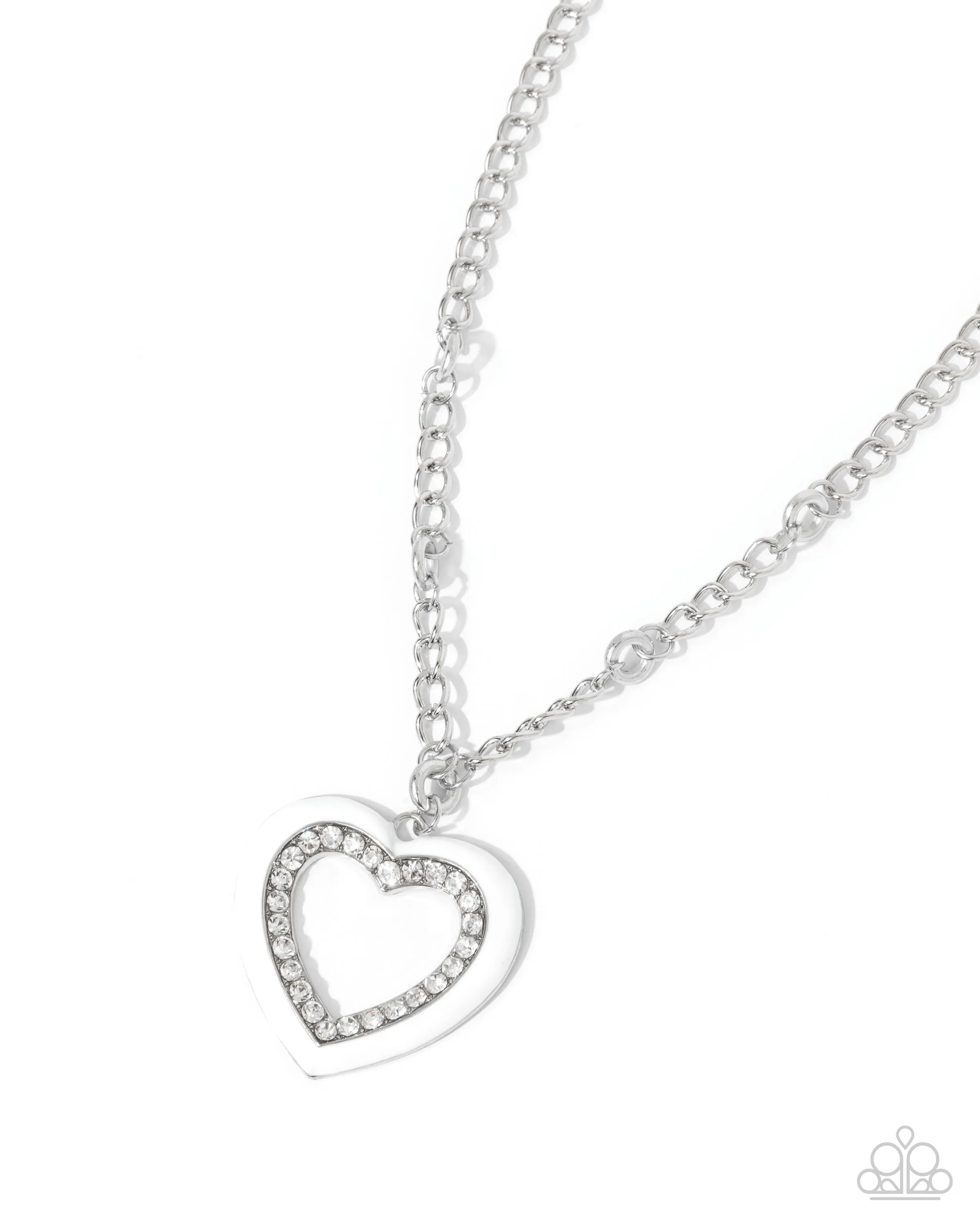 Romantic Rule - White Necklace - Paparazzi Accessories