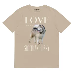 Siberian Husky Lovers organic t-shirt