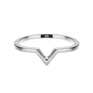 Silver V Ring