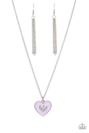 So This Is Love - Purple Necklace - Paparazzi Accessories