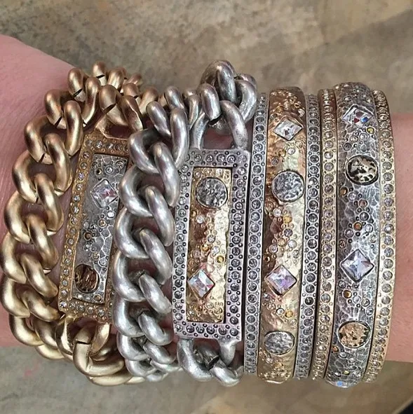Tat2 Designs Vintage Silver Zeus Double Wrap ID Bracelet