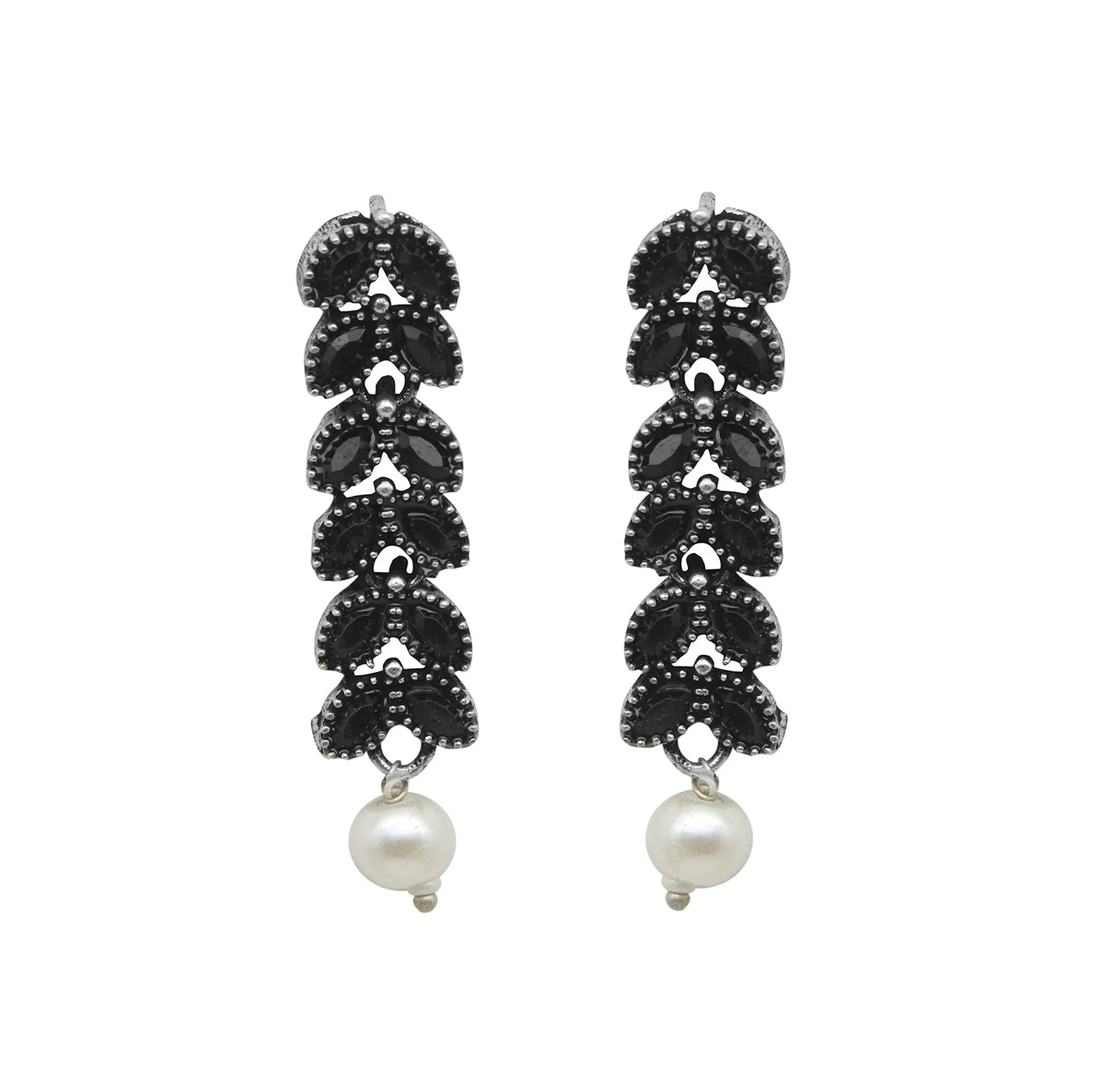 Teejh Sia Black Stone Silver Oxidized Jewelry Gift Set