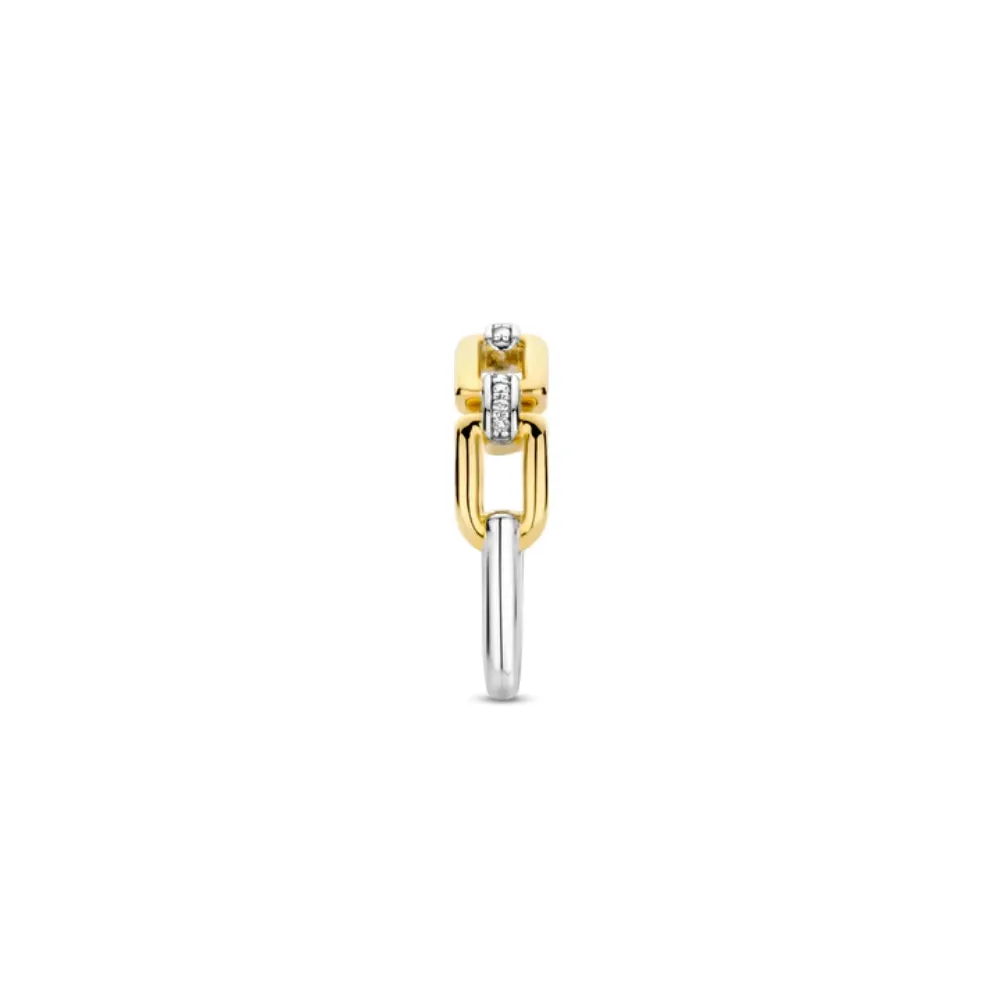 Ti Sento Two-Tone Links Ring