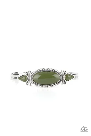 Tribal Trinket - Green Paparazzi Bracelet