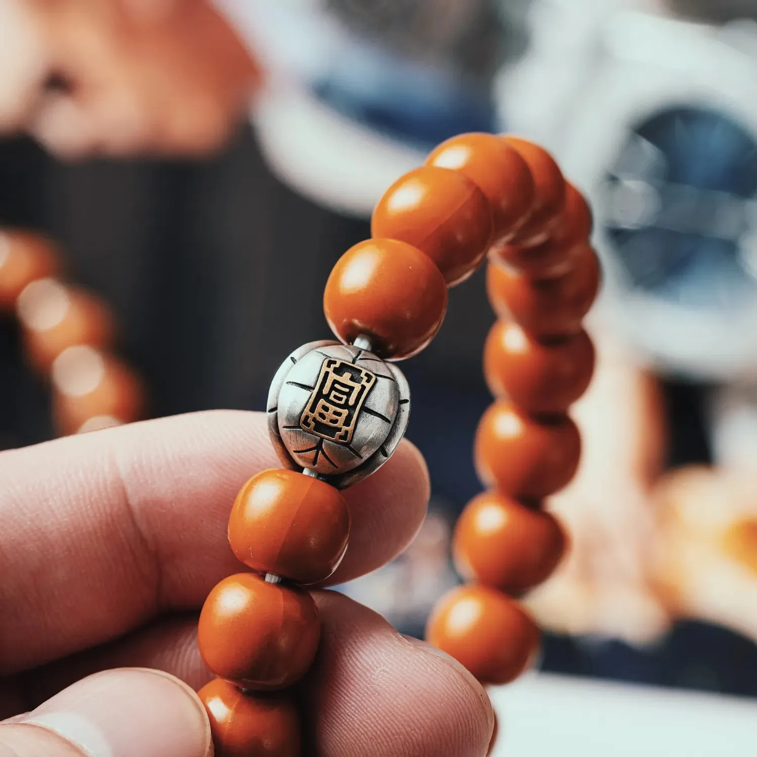 Turtle Bead Bracelet