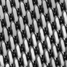 WatchGecko 'Oblique' Milanese Mesh Stainless Steel Watch Strap - Polished