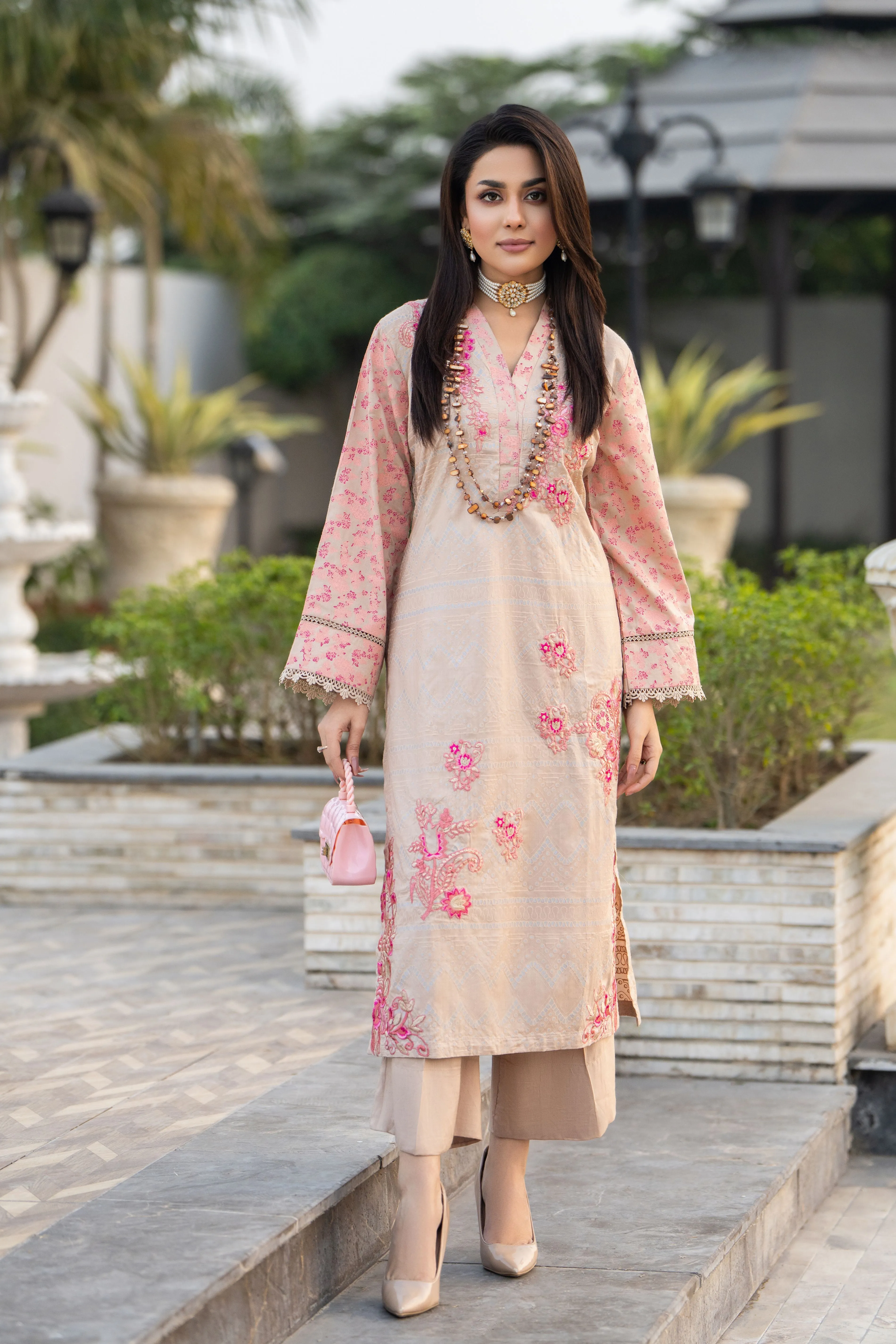 Winter Radiance 2pc Dress by Zaiwa WRD5