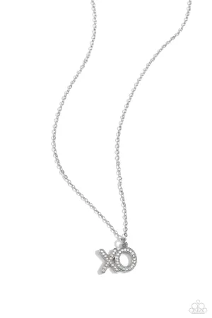XO Showcase - White Necklace - Paparazzi Accessories