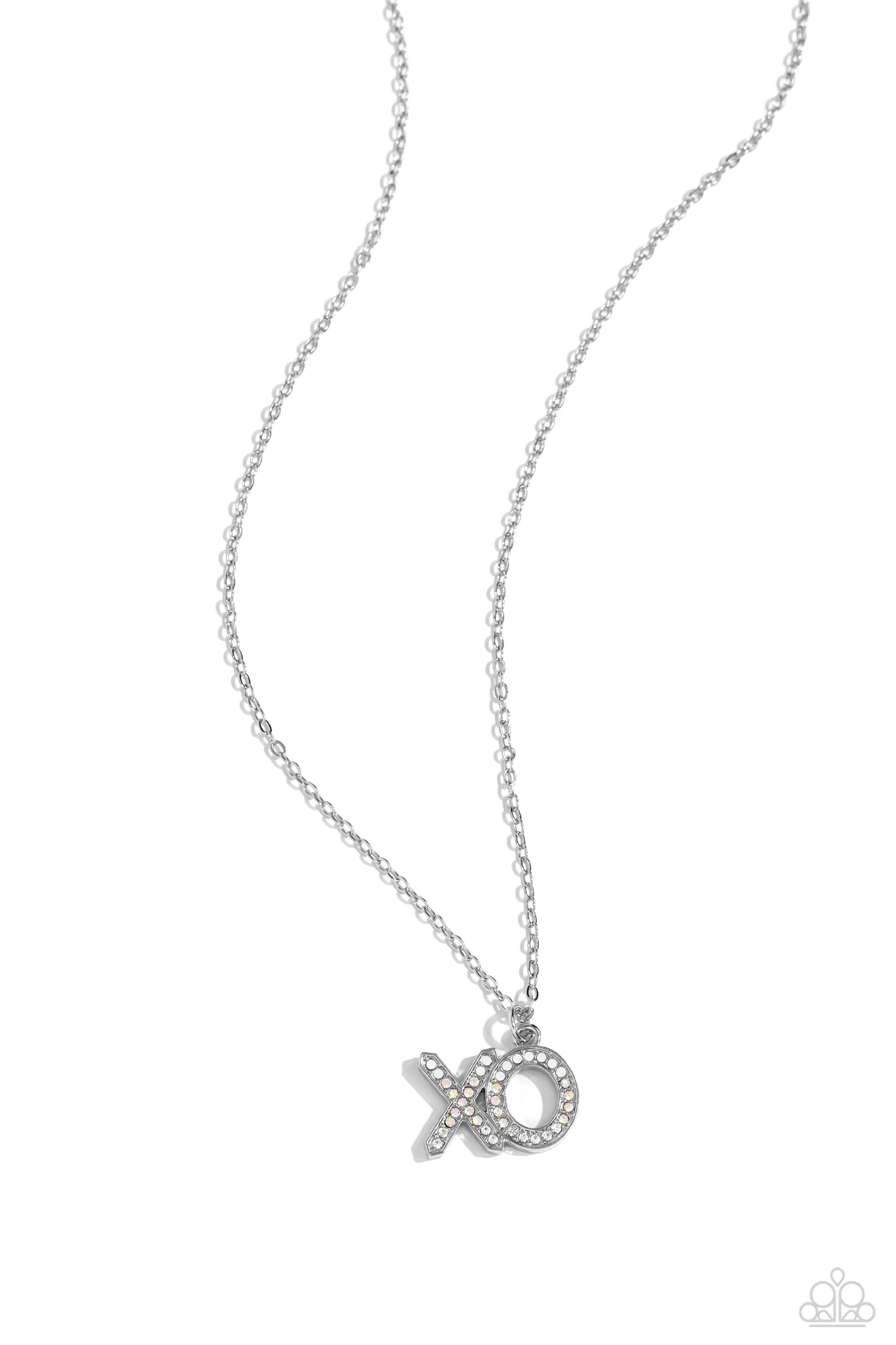 XO Showcase - White Necklace - Paparazzi Accessories